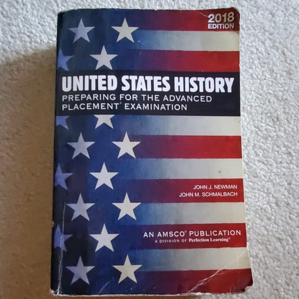2018 Edition AP United States History AMSCO Book